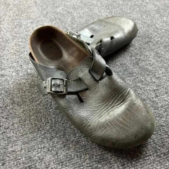 靴 BIRKENSTOCK Boston 39 BIRKENSTOCK BOSTON SOFT FOOTBED TAUPE - ADULTS - Lamey
